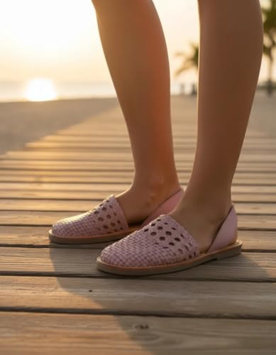 Image of Macarena Collection Womens Shoes Leather Sandals for Women | Huarache Handmade Mexican Sandals Women | Comfortable & Stylish Womens Sandals 2340