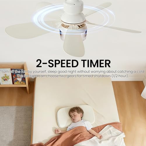 Ventiladores de techo con luz silenciosos para dormir bien sin calor 7