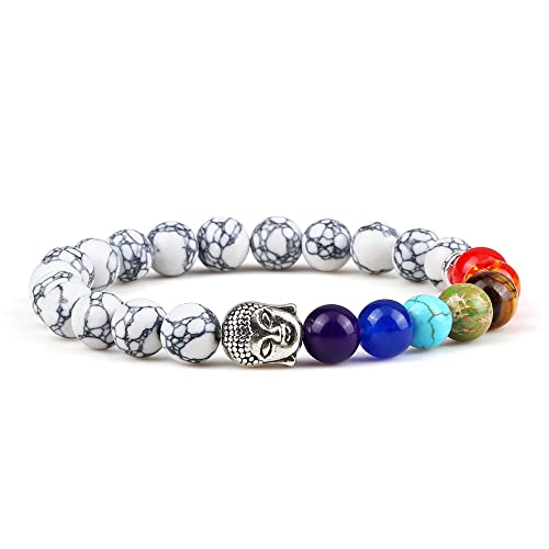 Bracelet en œil de tigre casilian et pierre volcanique naturelle pour l'équilibre YXWYXWA