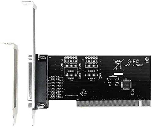 Godshark Pci To Db25 Lpt Parallel Port Expansion Card With Low Profile Bracket, Pci Parallel Port Converter Adapter Controller For Desktop Pc Printer #TOP4