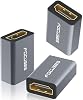 Focuses 3 piezas adaptador HDMI 2.1 hembra a hembra 8K, adaptador de extensión acoplador HDMI, extiende tus cables HDMI con ultra alta definición 2