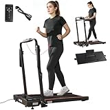 SPORTNOW Cinta de Correr Plegable 2 en 1, para Hogar y Oficina