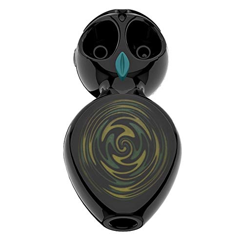 Rookpijp Creative Pipe Draagbare Glas Pijp Tobacco Beschikbare Pijp Owl Patroon Pijp Pijp Sigaar accessoires tabakspijp - Image 4