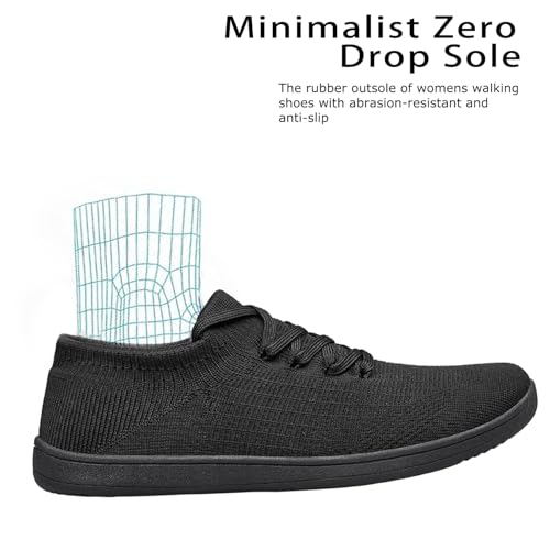 Womens Wide Toe Walking Shoes Minimalist Barefoot Shoes Zero Drop Sole Non Slip Comfortable Lightweight Wide Width Sneakers4
