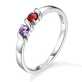 Custom4U 1-5 Birthstone Ring