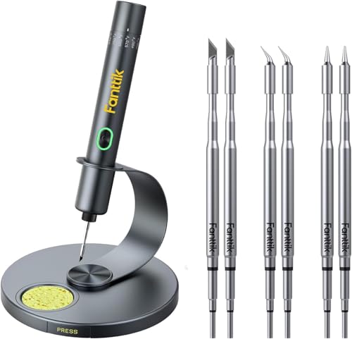 Fanttik T1 Max Präzisions Lötkolben Set & Fanttik C210 Lötspitzen-6 Stück