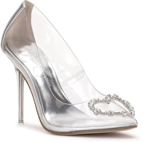 Jessica Simpson Womens Poshyn Metallic Pointed Toe Pumps