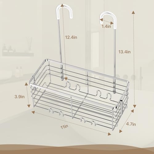 DELLAN-Hanging-Shower-Organizer-Shower-Rack-with-Hooks-Over-the-Door-Bathroom-Shower-Caddy-and-Basket