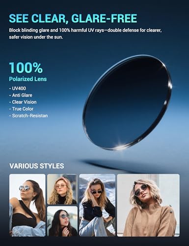 TIJN Olisa Retro Oval Sunglasses for Women Men,Polarized UV Protection Shades,Stylish Frame Sun Glasses,2025 Trendy Sunnies