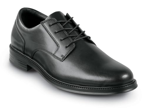 SR Max Men's Black Hallsboro MaxTrax Soft Toe Dress Shoe (15.0 EW)