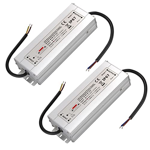 Illuburg LED Transformator 12V 40W Waterdicht IP67 Flikkervrij voor LED-strip Lamp Voeding Driver