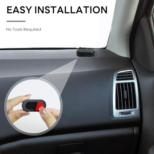 2 Stück Auto Alarmlicht Blinkend Anti Diebstahl Blinklampe Solar Power Dummy Auto Alarm Lampe Anti-diebstahl Blinkende Blinklampe Diebstahlsicherheitslicht mit USB-Anschluss für Die Meisten Autos Rot