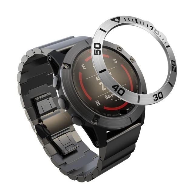 Boîtier de montre connectée Fenix 3 coque protection adhésive anneau lunette 26mm