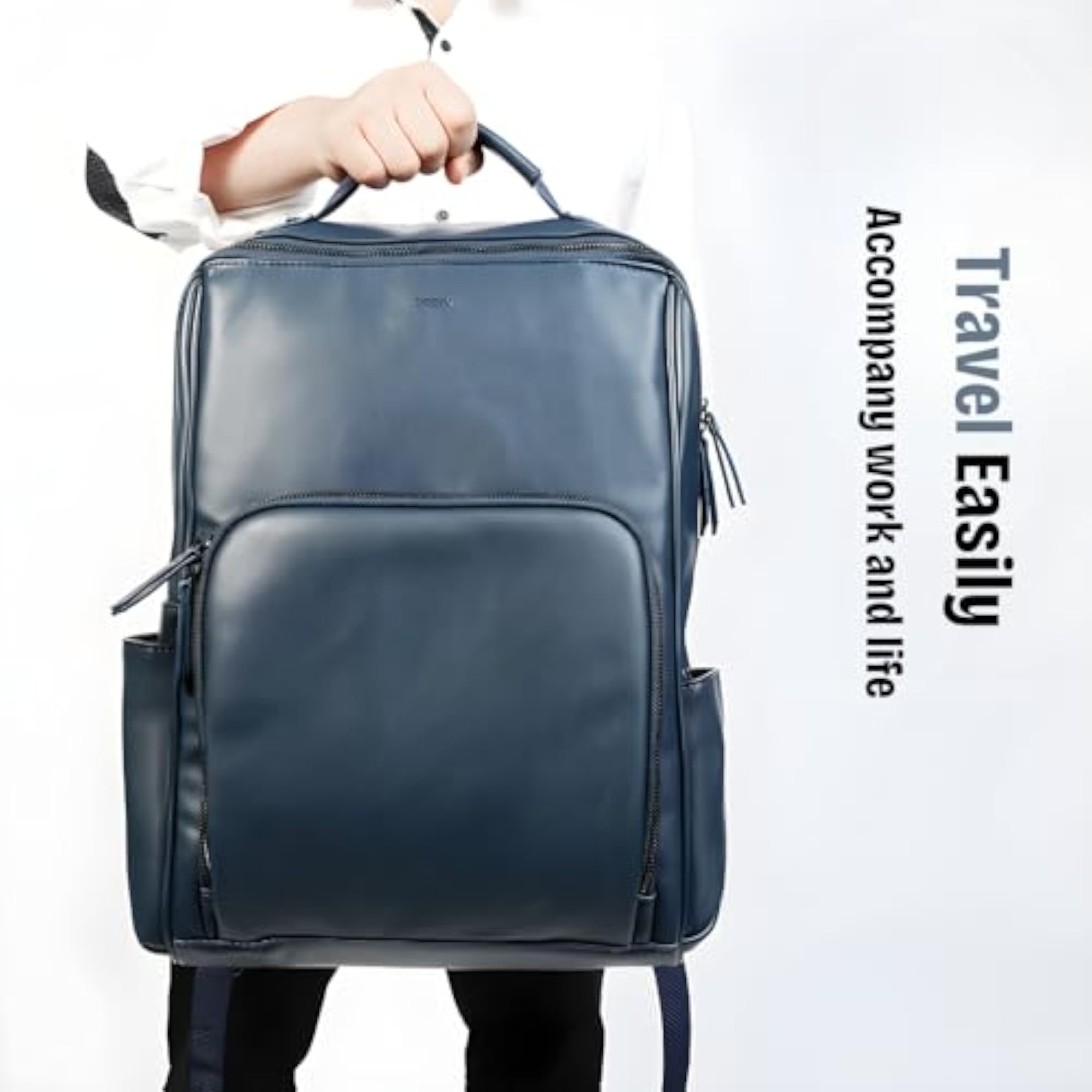Water Resistant Laptop Backpack for 13.3 inch Laptops, Blue