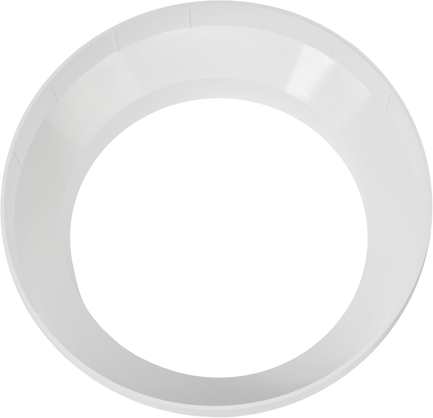 6" to 5" Eccentric Reducer/Increaser - Connect Straight & Flex Duct, Fan or Vent - HVAC, Heating & Cooling Applications