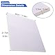 Worown 20 Stücke A4 Schaumstoffboards, (21.7 x 30 cm) Schaumstoffplatte (Foam Board), Leichtschaumplatte 5mm Weiß für Präsentationen, Laden, Büro & Kunstprojekte