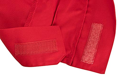 DESERMO Gastro Schiffchen verstellbar mit Klettverschluss | Hochwertige Profi Küchen-Mütze | Für Frau & Mann passend für alle Größen | Große Farbauswahl | 220g/m² – Bild 5