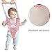 Baby Walking Harness Adjustable Handheld Kids Walker Helper Assistant Belt for Learning Walk Trainer Tool Walking Wing,Grey