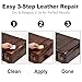 White Leather Repair Kit, White Leather Recoloring Balm, Leather Dye - Restore & Renew Scratch, Faded and Aged Leather & Vinyl Couches, Boots, Car Seats or Leather Furniture…