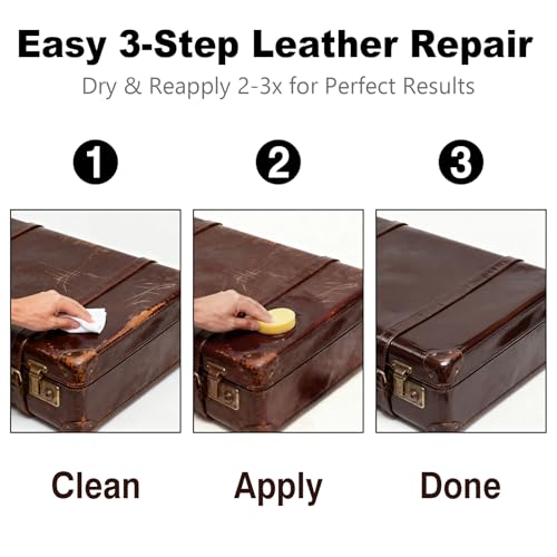 KIEPOL Medium Brown Leather Repair Kit