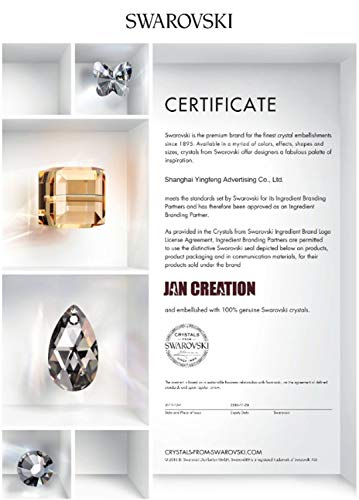 Image of Crystals from Swarovski - 926 Silver Chain with Swarovski Crystal P Letter Charm Plating Silver Letter Beads,Complete A~Z Gift Options fit Pandora European Bracelets 0042
