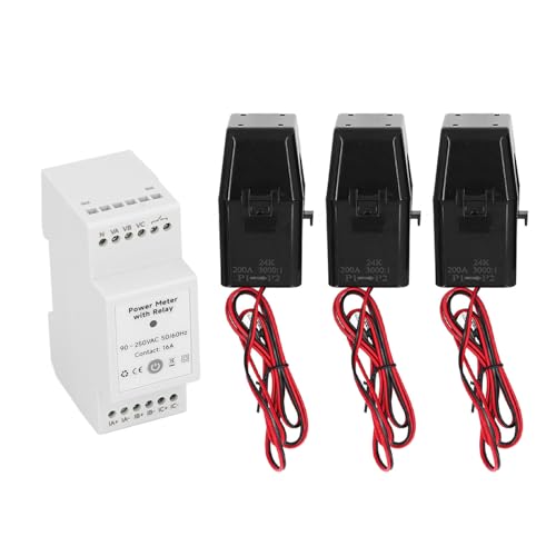 Compteur d'énergie triphasé WiFi 200A pour système solaire photovoltaïque - 4