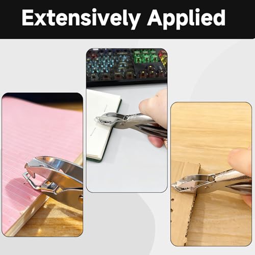 Stalora 2-teiliger Heftklammerentferner Set aus Metall, Enthefter mit Ergonomischem Griff, Entfernt Klammern Schnell & Sauber ohne Papier zu Beschädigen für Büro, Schule, Archiv