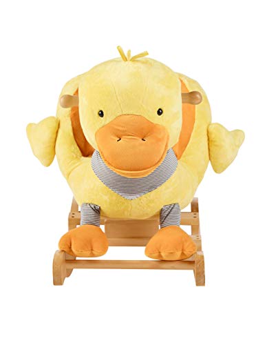 Sterntaler Schaukeltier Ente Edda, Alter: 12-36 Monate, 67 x 36 x 51 cm, Gelb/Orange – Bild 5