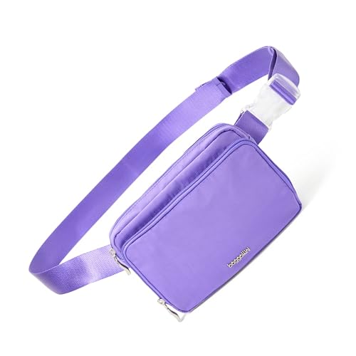 Image of Baggallini Modern Belt Bag 5x8 Travel Fanny Pack Sling Bag Waistpack w /RFID Card Holder Water-resistant Crossbody Bag