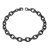 ♡Design：Fashion 100% Neu 7MM Breit Unisex Erbskette Armband sind wasserdicht und hochwertige. Sehr geeignet an jeden Tag/Modenschau/Party. Passt für Männer/Frauen/Hip pop/Punker/Model.