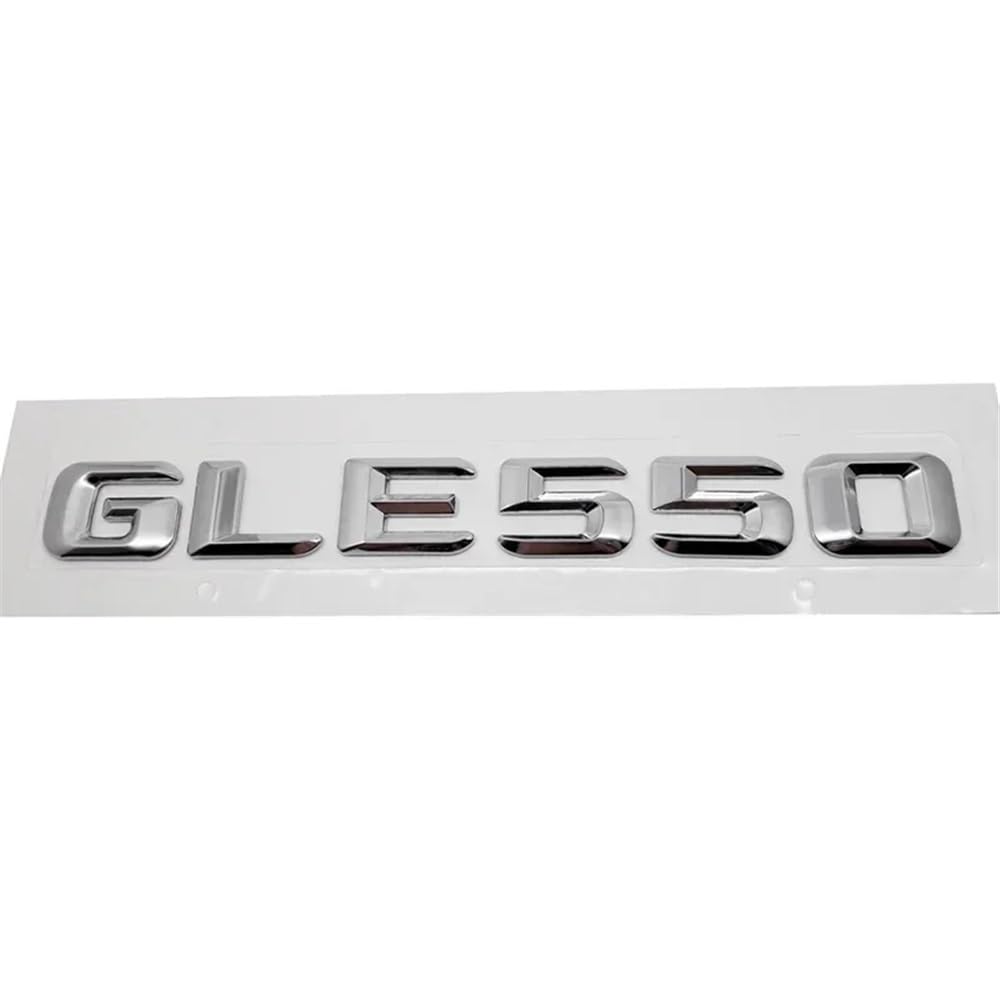 YTQMoreBNZ YYDStes Car Rear Trunk Sticker Tail Number Emblem Compatible With Mercedes Benz GLE43 GLE63 GLE300 GLE320 GLE350 GLE400 GLE450 GLE500 GLE550