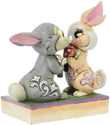 Miniatura 7 de Enesco Colección Disney Traditions por Jim Shore Bambi Thumper y Blossom Bunny Figury- resina hecha a mano pintada coleccionable, mini figuritas
