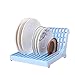 Produktbild Küche Storage Rack  sukisuki Küche Teller Storage Home Racks Organizer faltbar Utensilien Halter Einheitsgröße blau