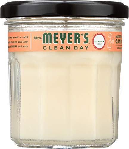 MRS MEYER'S Soy Candle Geranium, 1 EA