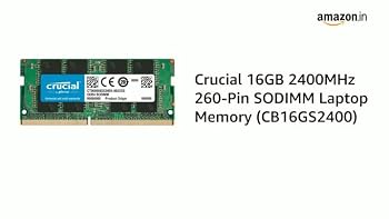 Crucial CT16G4SFD824A 16GB 2400MHz Laptop Memory