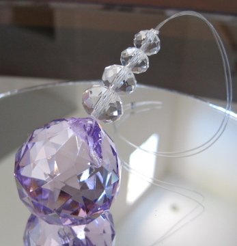 Crystal Prism Ornament Set, A Dozen 40Mm Ball Spheres With A Box #TOP2