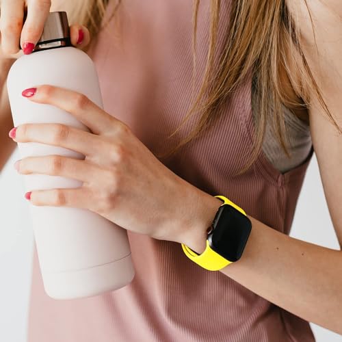 Image of MINX Smart Watch Strap Compatible for Apple Watch Band 38mm / 40mm / 41mm / 42mm / 44mm / 45mm / 49mm Series 9 /8 / 7 /6 / 5 /4 / 3 /2 / 1 SE Soft Silicone (Combo Packs)