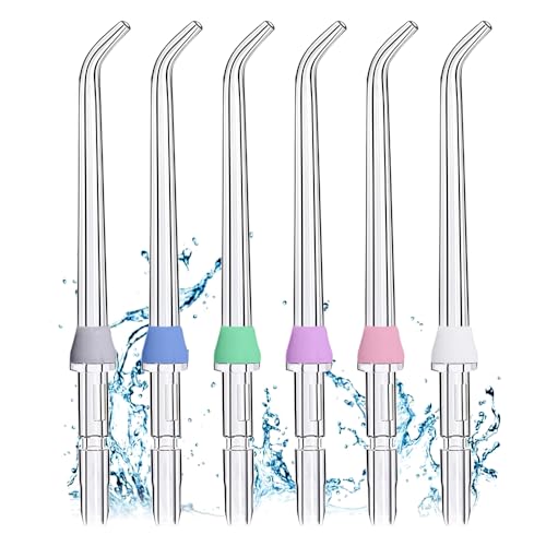 Water Flosser Replacement Tips for Waterpik Water Flosser Replacement Heads for Waterpik(6 Classic Jet Tips)