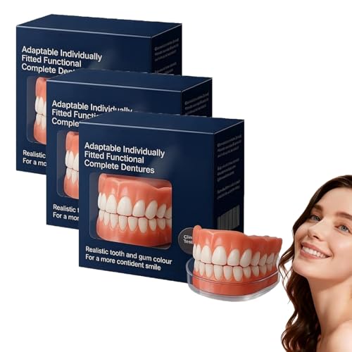 Prothèses dentaires fonctionnelles en silicone avec kit de rebasage