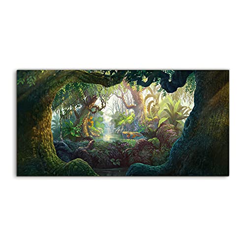 Image Acrylique 120x60cm Art Fantasy Forest pour illuminer un mur sombre