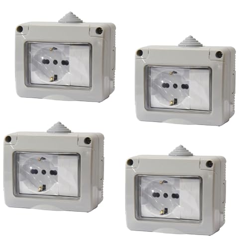 Boîtes électriques IP55 résolvez vos problèmes de prises extérieures avec ce lot de 4 kits