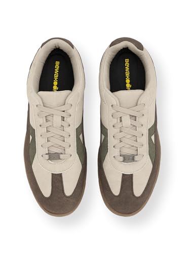 Image of Bewakoof Men's Rippers Color Block Low-Top Sneakers