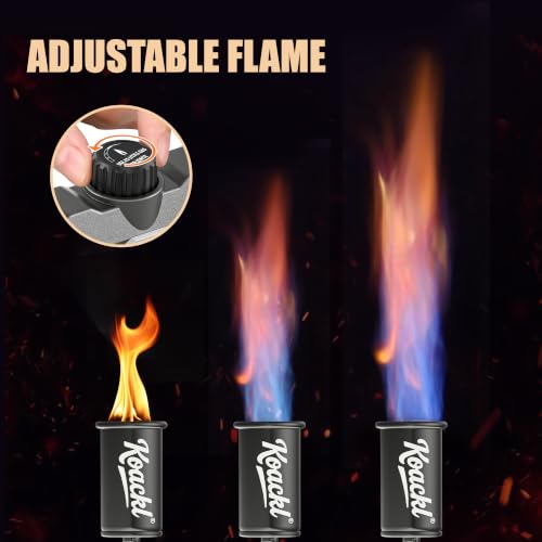 Image of Koackl 25.8 inch CSA Propane Torch Gun 2372F Adjustable Flame BBQ Gray