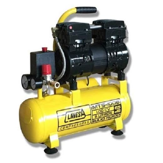 Compresor silencioso Clavesa MTS-1006 (6 litros 1 caballo)