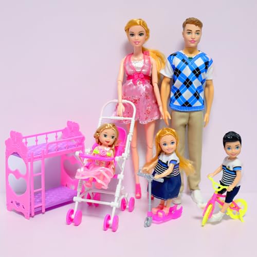 Set de 6 Muñecos Familiares UCanaan con Accesorios miniatura 5
