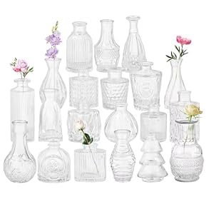 Set of 20 Glass Bud Vases – S...