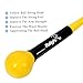 Balight Golf Swing Trainer Aid and Correction for Strength Grip Tempo & Flexibility Training Suit for Indoor Practice Chipping Hitting Golf Accessories (48 Inches, Yellow)