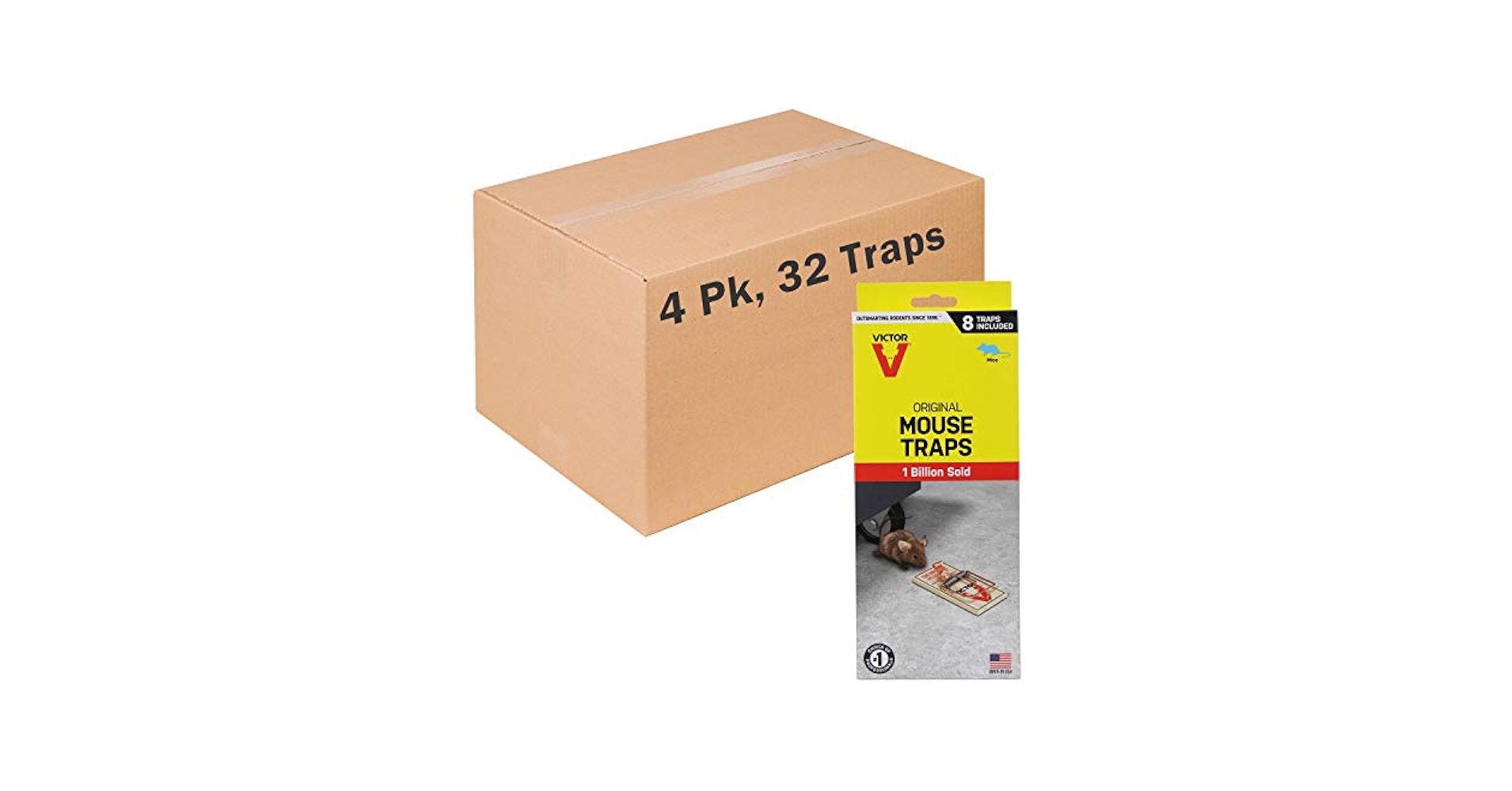 Amazon.com : Victor M158-4 Metal Pedal Mouse Trap, 32 Traps