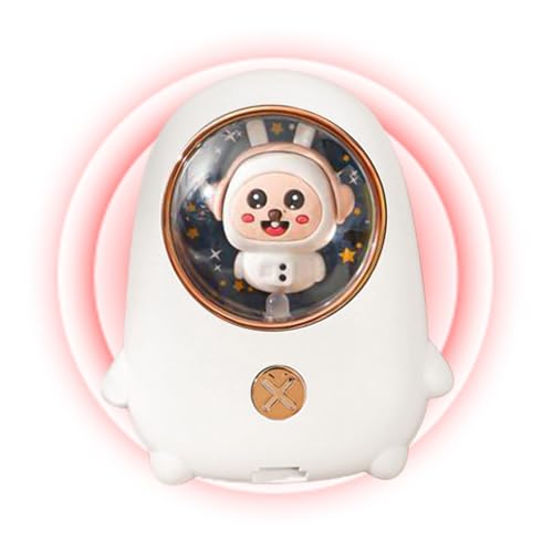 Zunishaone Calientamanos recargables, calentadores de manos reutilizables, calentadores de manos eléctricos, calentadores de manos portátiles Cartoon Sheep, calentador USB de calentamiento rápido para