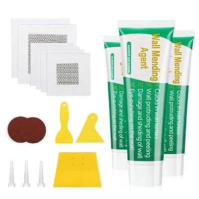 GASRONS Drywall Repair Kit, 3 Pack Wall Repair Paste, Wall Mending Agent,Wall Surface Hole Fill Quick and Easy Solution